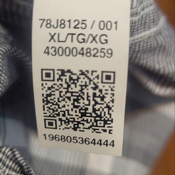 Tommy Hilfiger Slim Fit Stretch Men's Xl Striped Button-down Shirt B24 - Picture 8 of 8